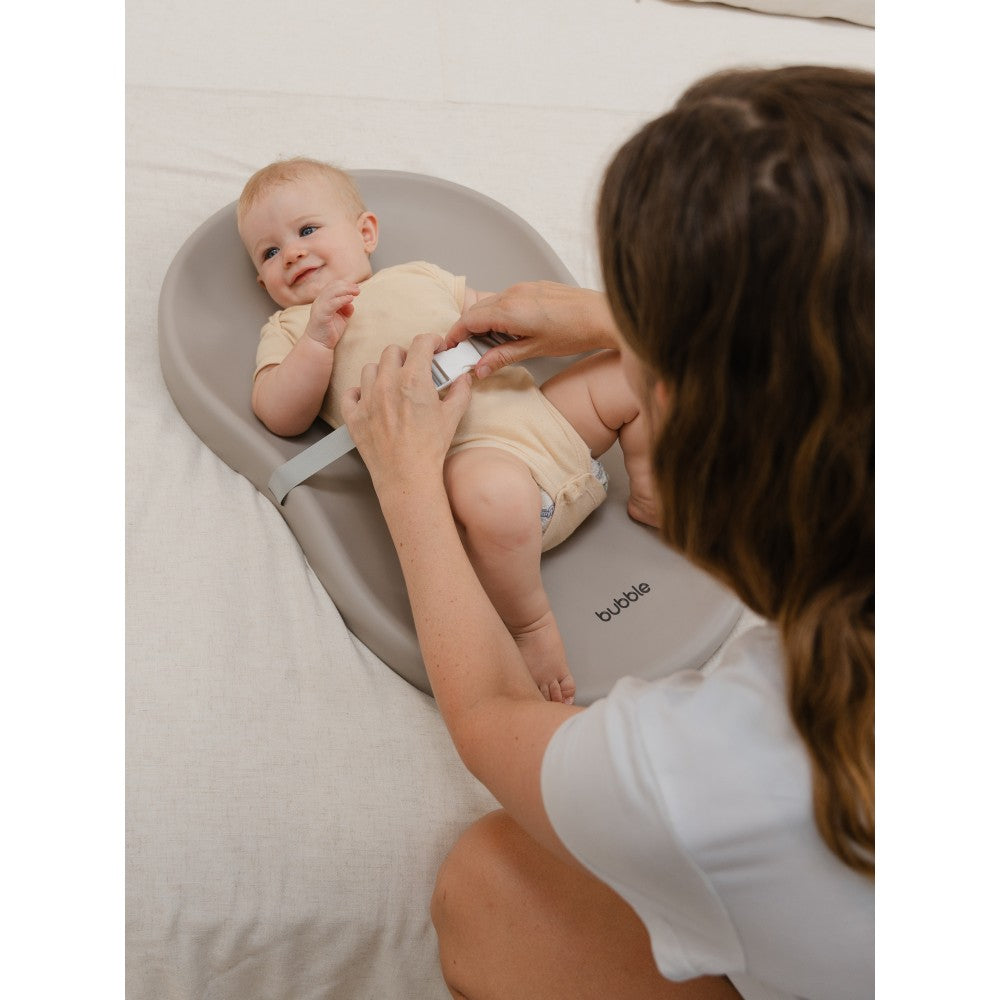Bubble Cuddle Changing Mat - Taupe *New Version*