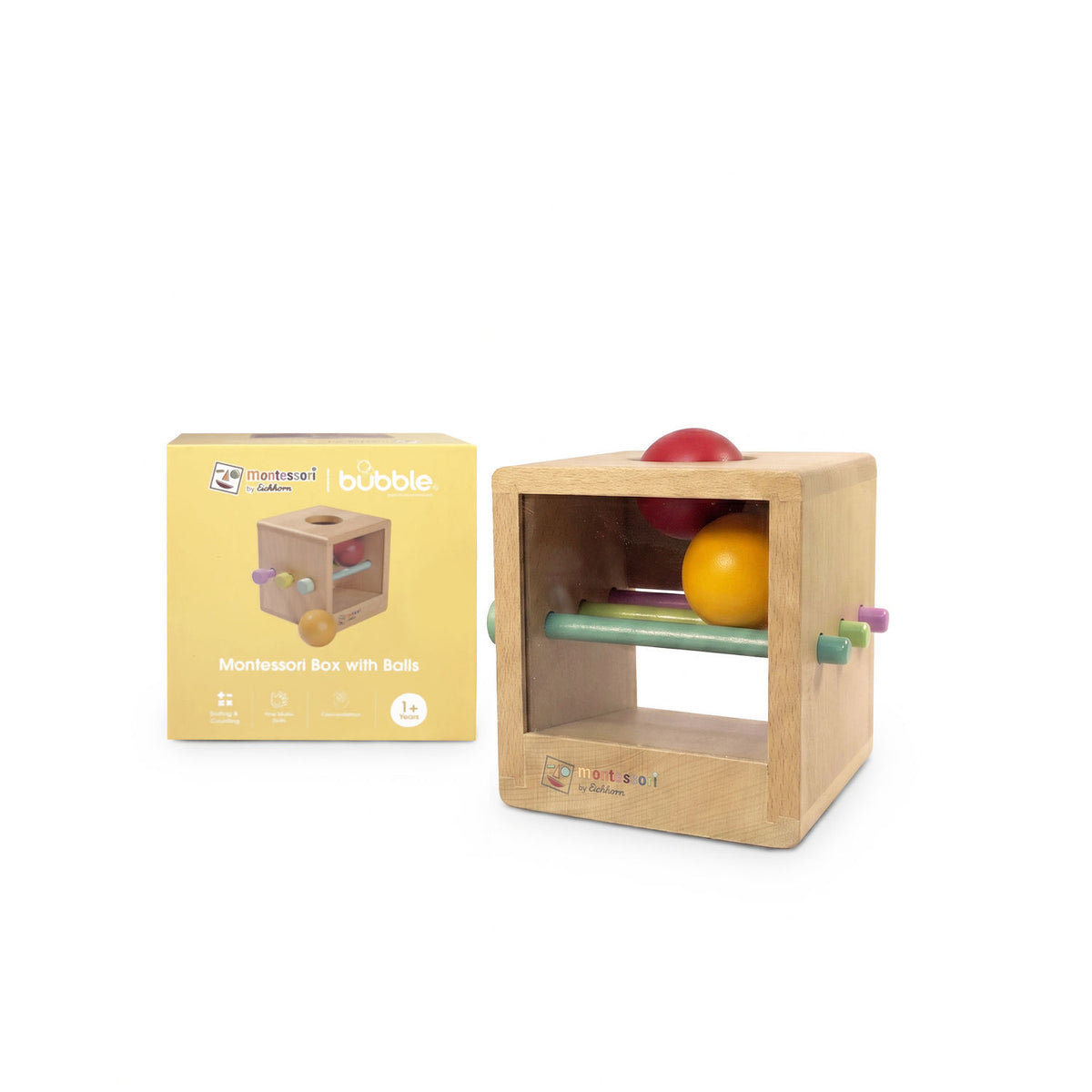 Bubble Montessori by Eichhorn Box with Balls