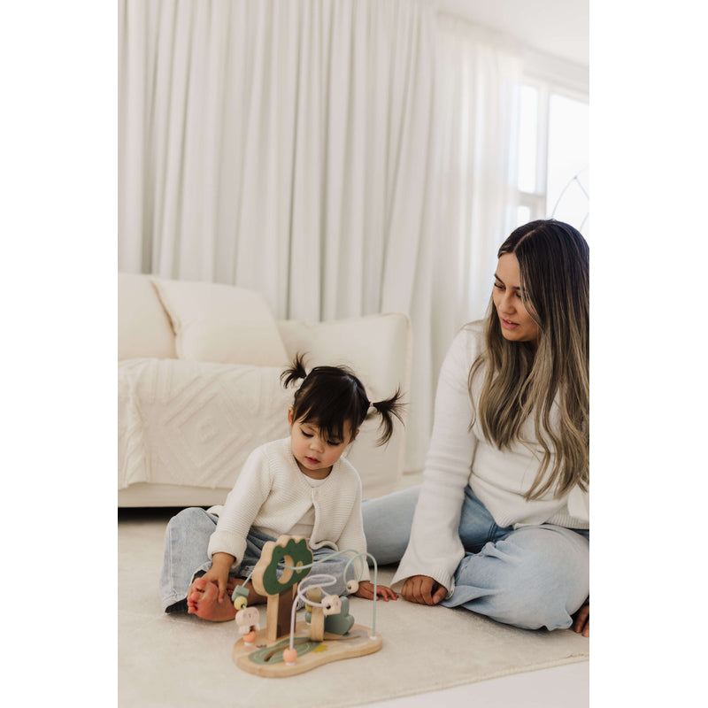 Bubble Wooden Bead Maze