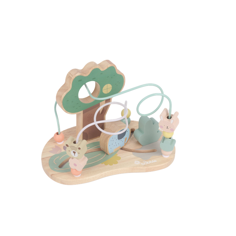 Bubble Wooden Bead Maze