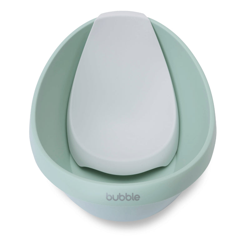 Bubble Cuddle Bath with Newborn Support Insert - Sage