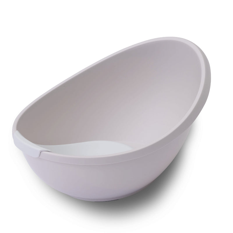 Bubble Cuddle Bath with Newborn Support Insert - Taupe