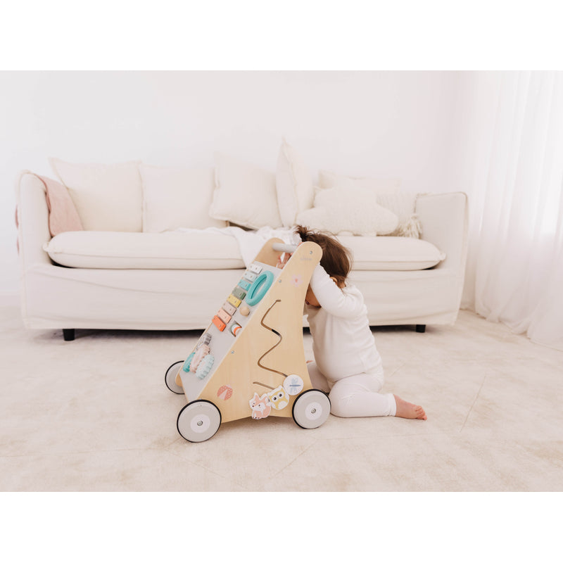 Bubble Wooden Activity Play Walker