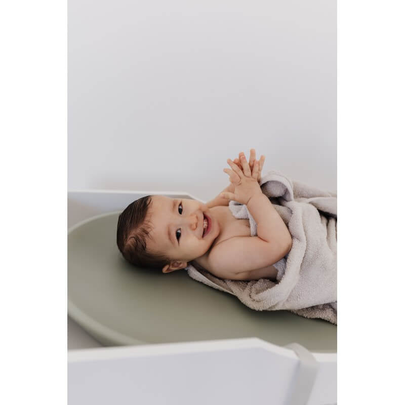 Bubble Cuddle Changing Mat - Sage