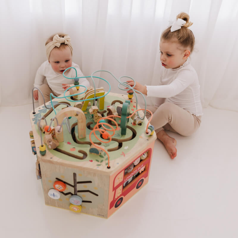 Bubble 7 in 1 Large Wooden Activity Centre