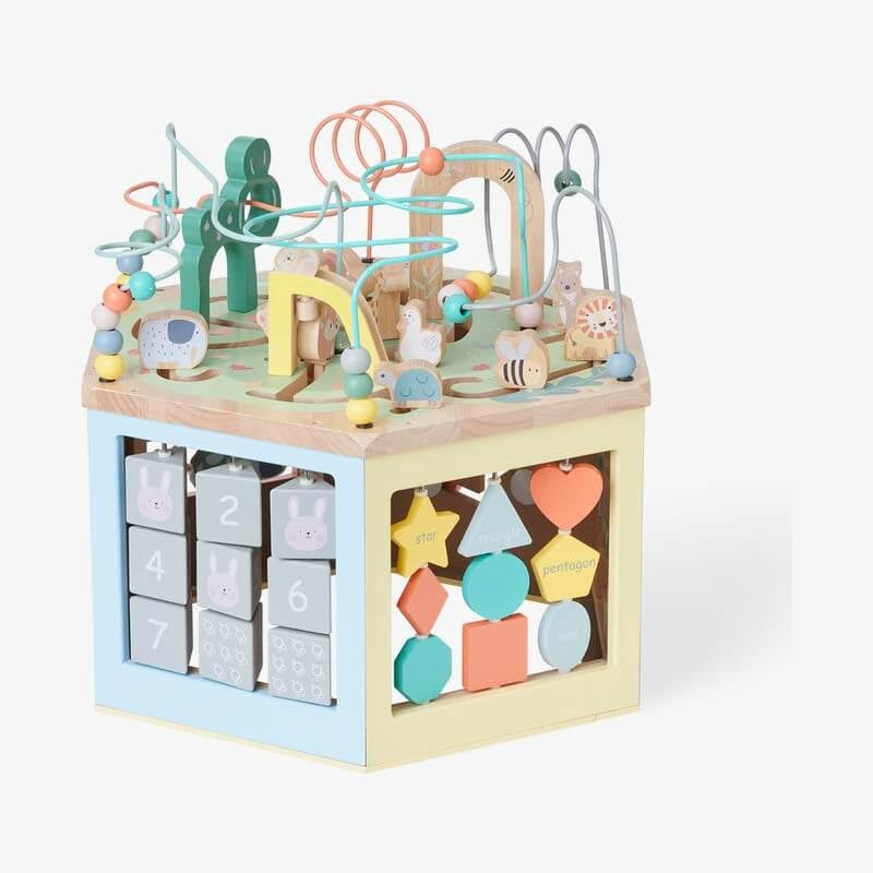 Bubble 7 in 1 Large Wooden Activity Centre