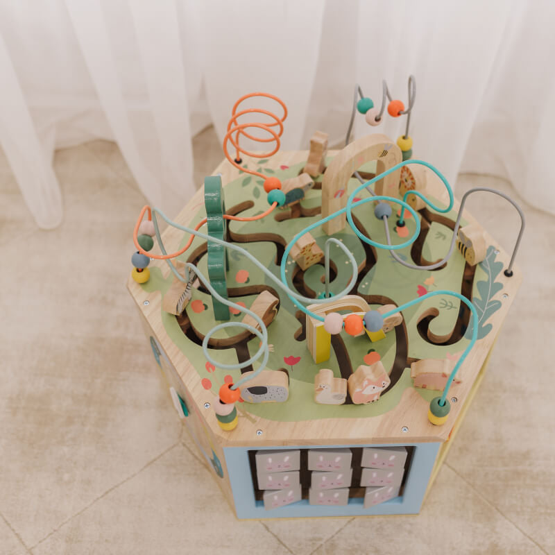 Bubble 7 in 1 Large Wooden Activity Centre