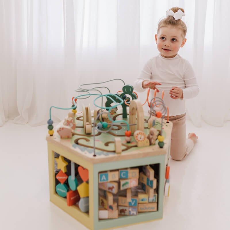 Bubble 7 in 1 Large Wooden Activity Centre