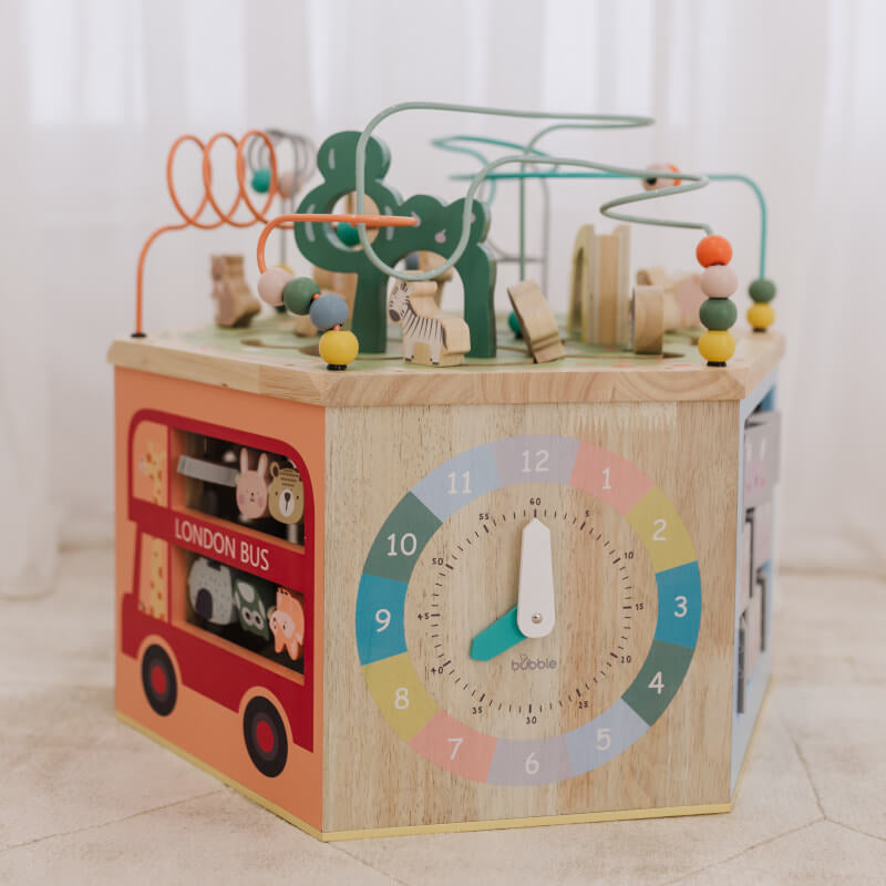 Bubble 7 in 1 Large Wooden Activity Centre