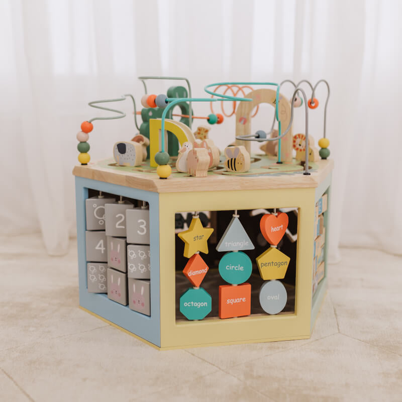 Bubble 7 in 1 Large Wooden Activity Centre