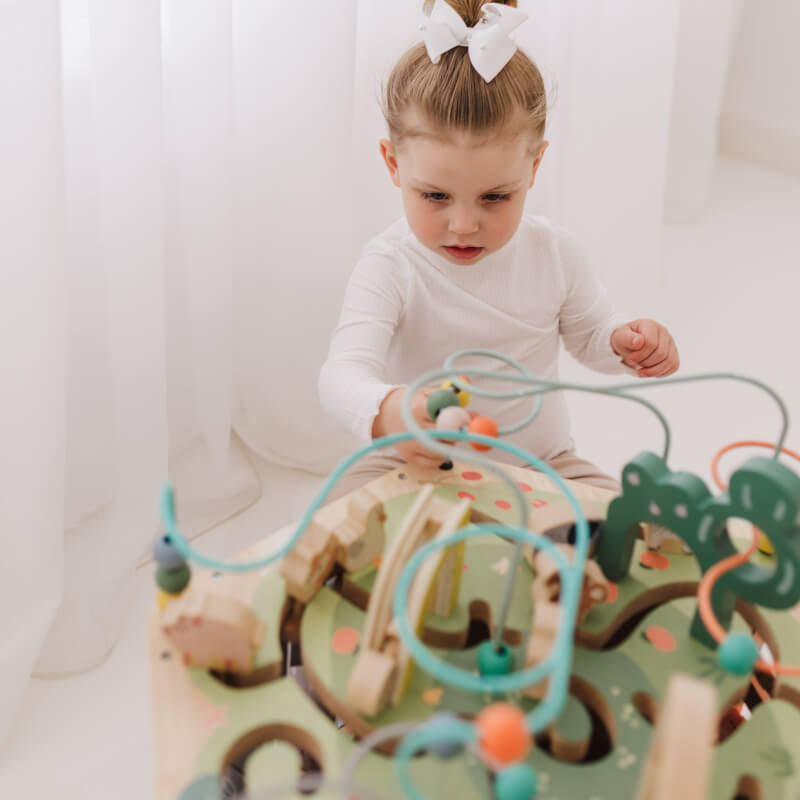 Bubble 7 in 1 Large Wooden Activity Centre