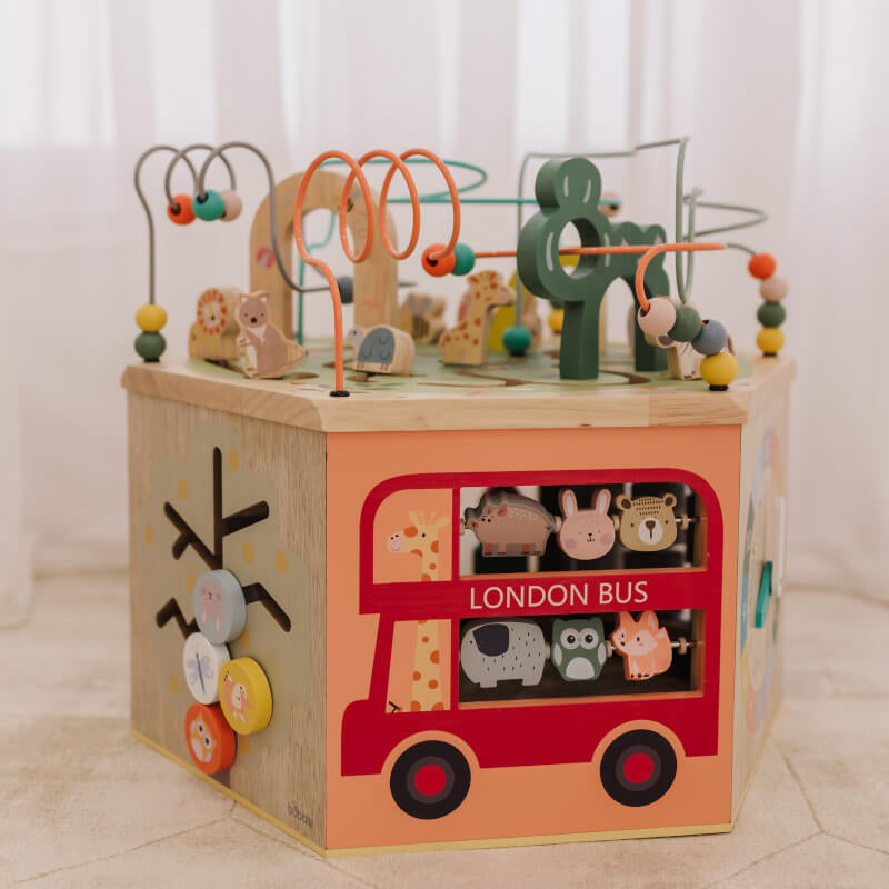 Bubble 7 in 1 Large Wooden Activity Centre