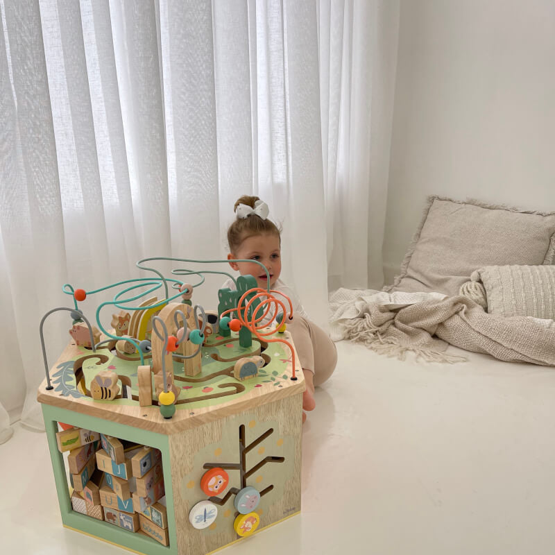 Bubble 7 in 1 Large Wooden Activity Centre