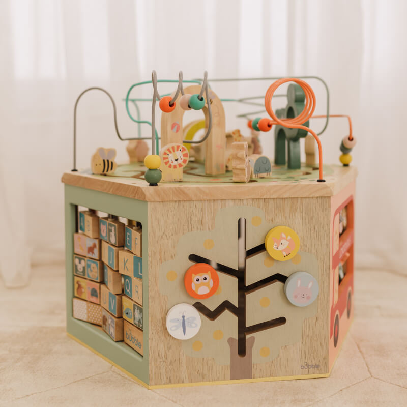 Bubble 7 in 1 Large Wooden Activity Centre