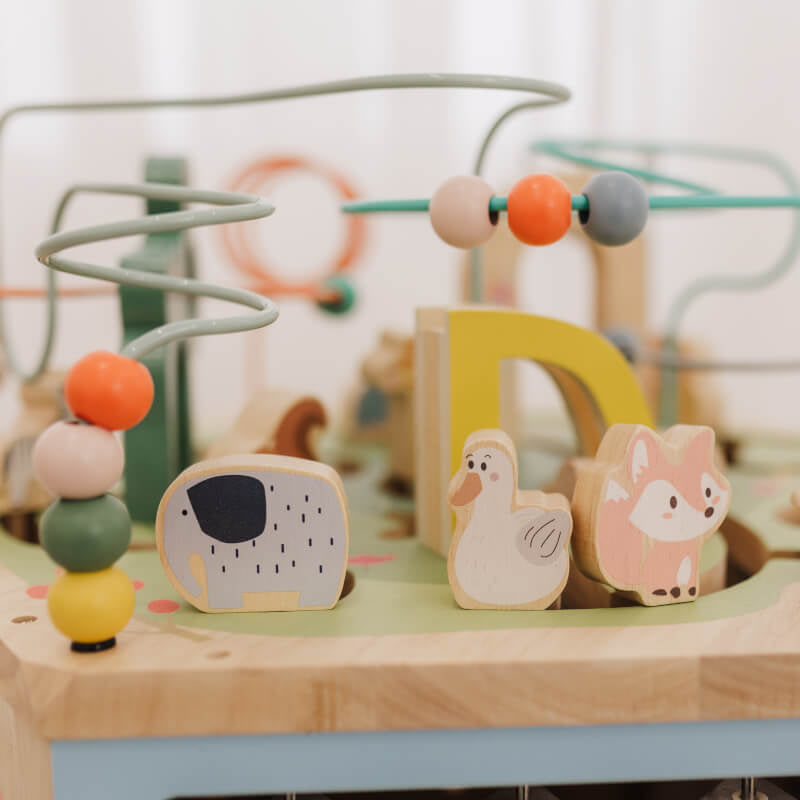 Bubble 7 in 1 Large Wooden Activity Centre