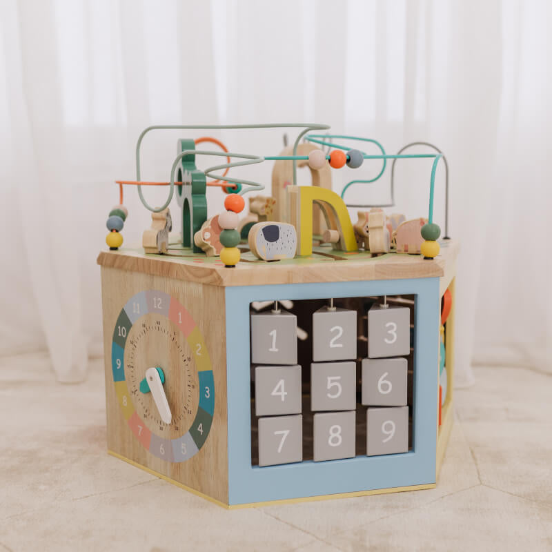 Bubble 7 in 1 Large Wooden Activity Centre