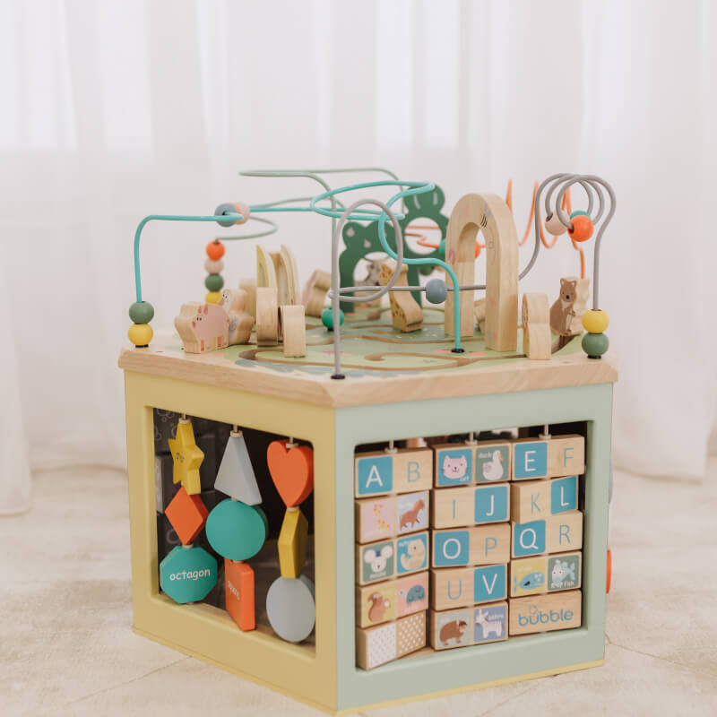 Bubble 7 in 1 Large Wooden Activity Centre