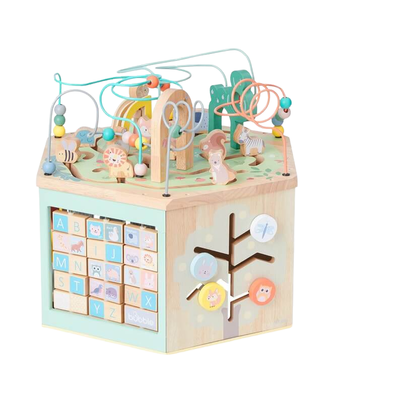 Bubble 7 in 1 Large Wooden Activity Centre