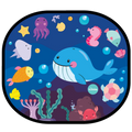 Bubble Cling Sunshade - Under the Sea (2 pcs)