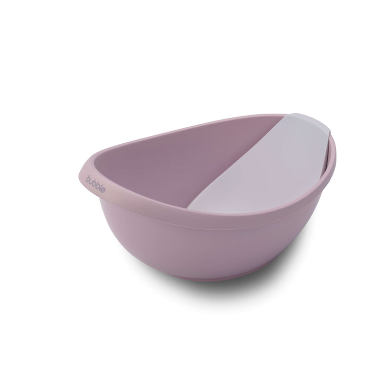 Bubble Cuddle Bath with Newborn Support Insert - Lilac