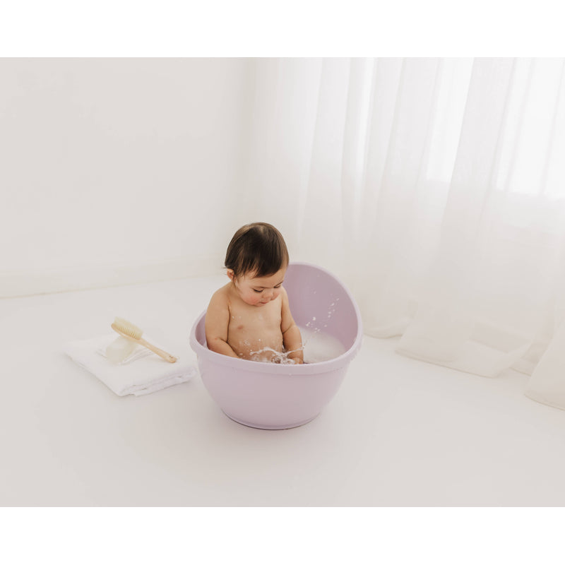 Bubble Cuddle Bath with Newborn Support Insert - Lilac
