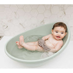 Bubble Cuddle Bath with Newborn Support Insert - Sage
