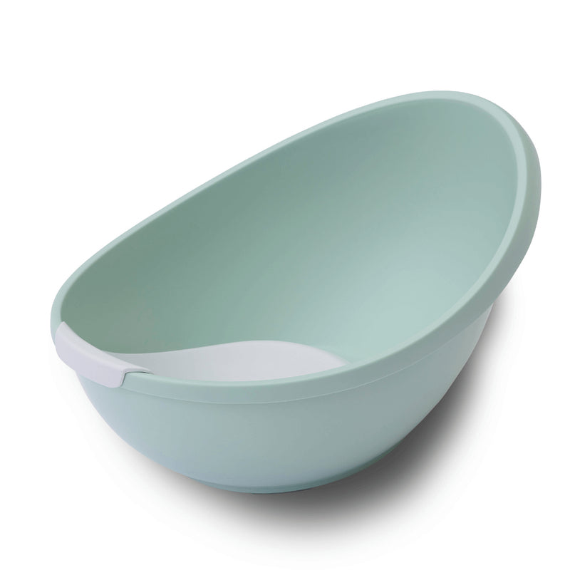Bubble Cuddle Bath with Newborn Support Insert - Sage