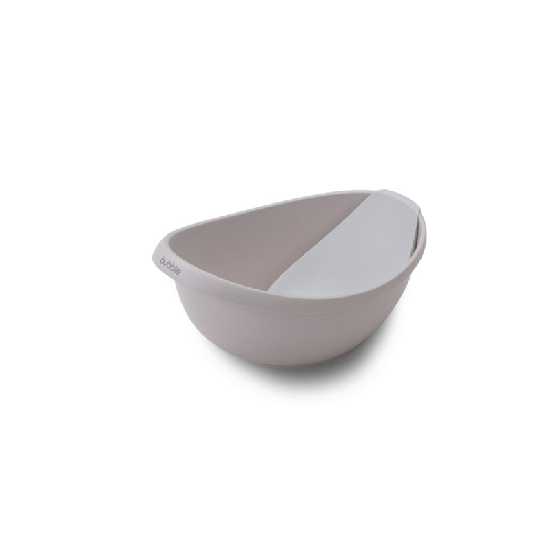 Bubble Cuddle Bath with Newborn Support Insert - Taupe