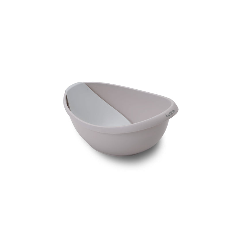 Bubble Cuddle Bath with Newborn Support Insert - Taupe