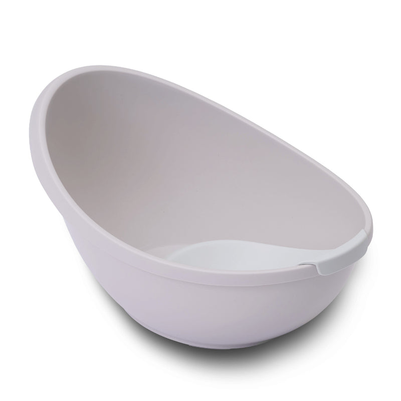 Bubble Cuddle Bath with Newborn Support Insert - Taupe