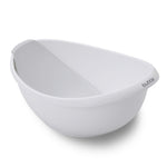 Bubble Cuddle Bath with Newborn Support Insert - White