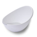 Bubble Cuddle Bath with Newborn Support Insert - White