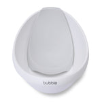 Bubble Cuddle Bath with Newborn Support Insert - White