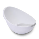 Bubble Cuddle Bath with Newborn Support Insert - White