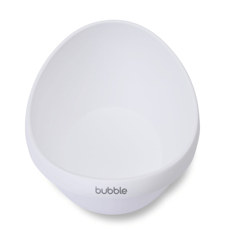 Bubble Cuddle Bath with Newborn Support Insert - White