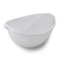 Bubble Cuddle Bath with Newborn Support Insert - White