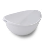 Bubble Cuddle Bath with Newborn Support Insert - White