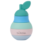 Bubble Silicone Stacking Pear Teether