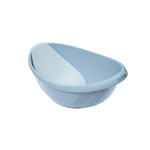 Bubble Cuddle Bath with Newborn Support Insert - Cashmere Blue