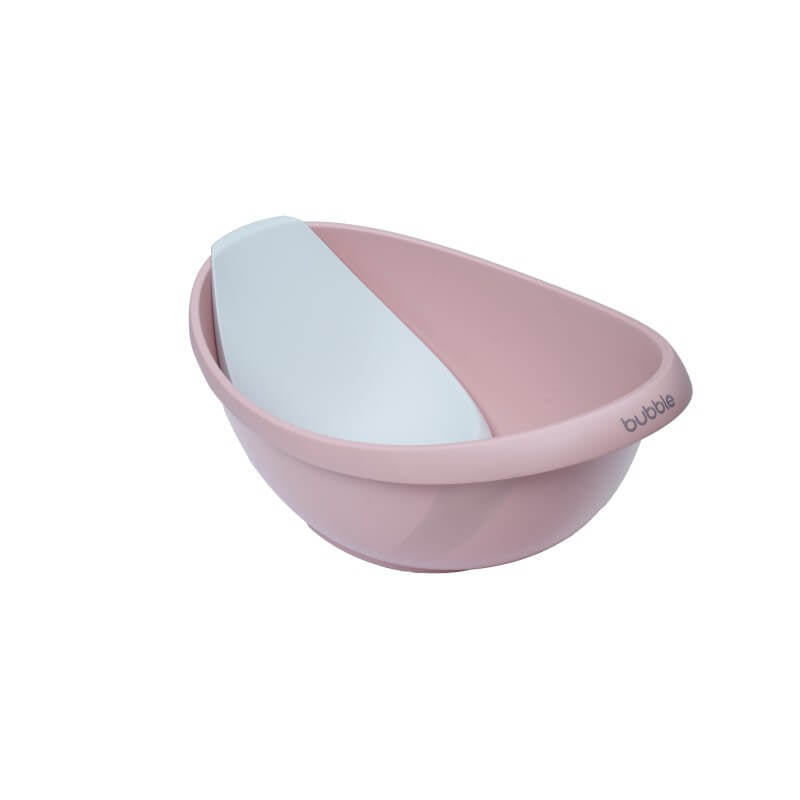 Bubble Cuddle Bath with Newborn Support Insert - Cashmere Pink