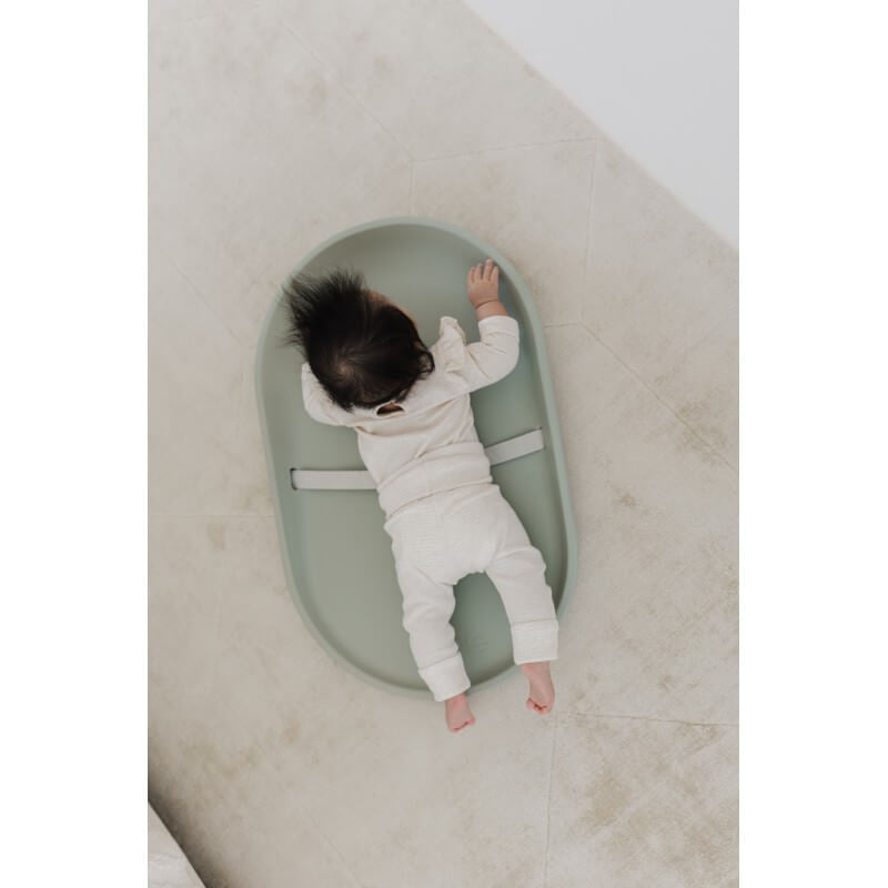 Bubble Cuddle Changing Mat - Sage