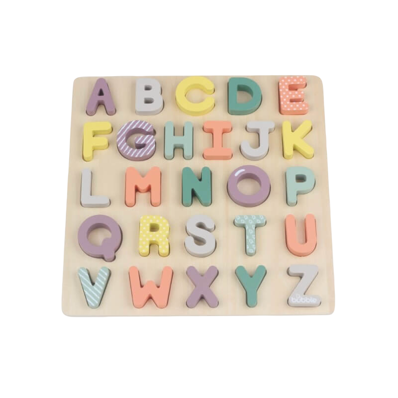 Bubble  Wooden Alphabet Puzzle