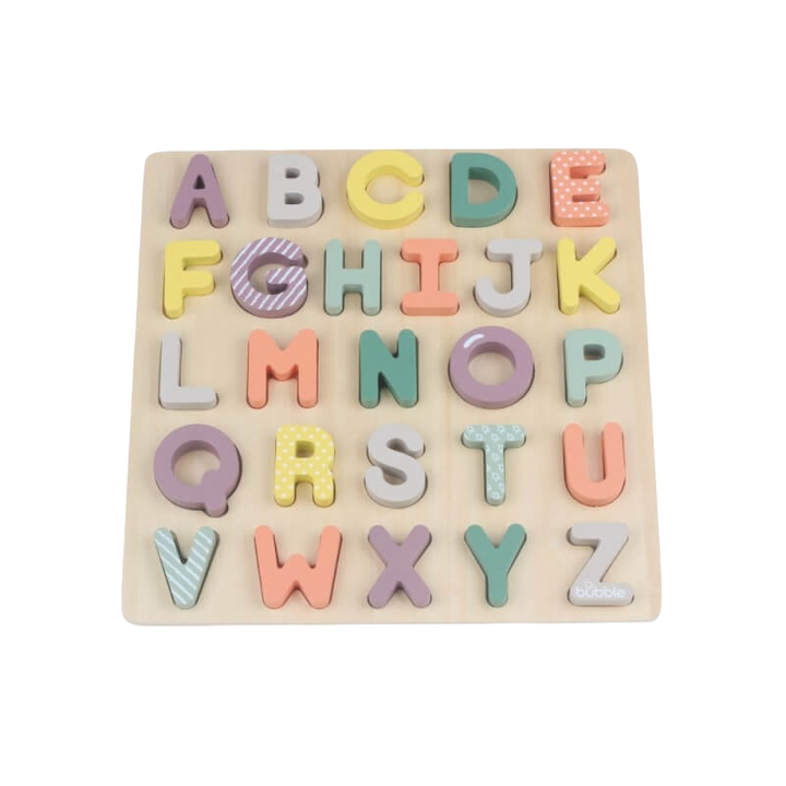 Bubble  Wooden Alphabet Puzzle