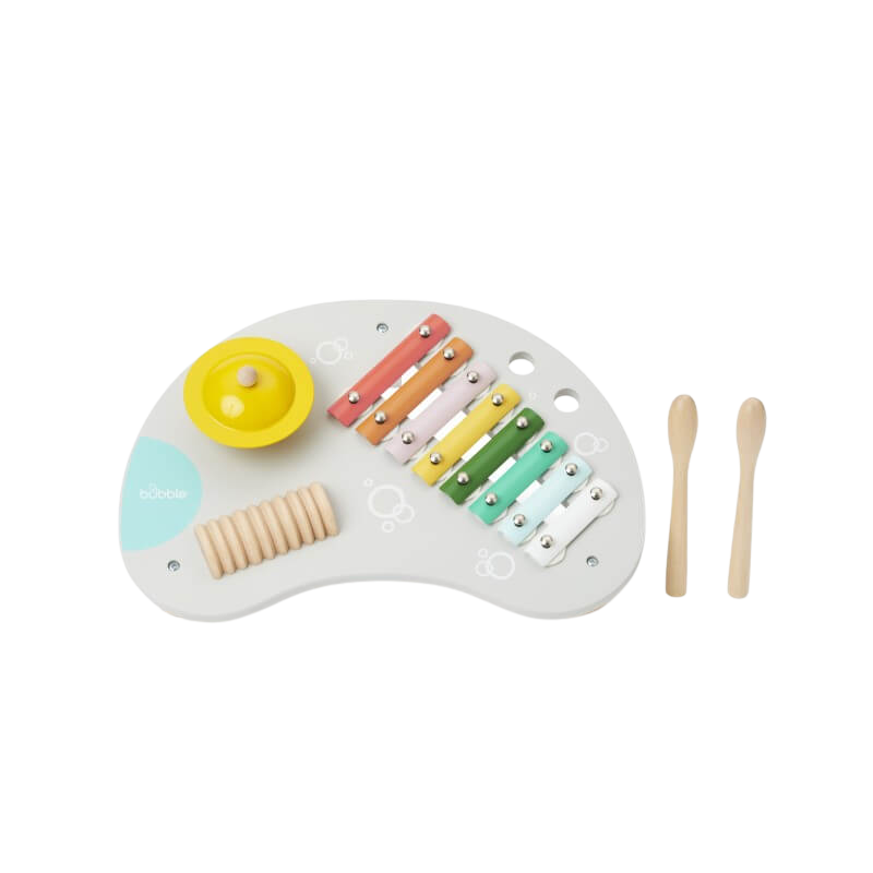 Bubble Wooden Music Table - Pastel