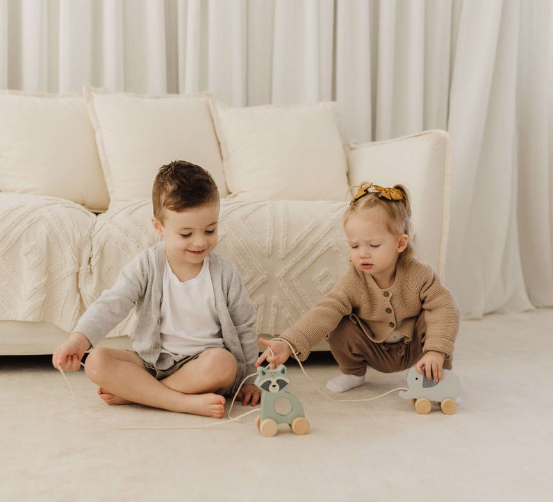 Children playing with Bubble toys